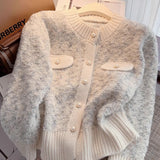 Exquisite Elegant Versatile Knitted Cardigan