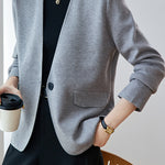 Elegant Loose Knit Jacket - liwisi