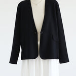 Elegant Loose Knit Jacket - liwisi