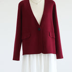 Elegant Loose Knit Jacket - liwisi