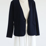 Elegant Loose Knit Jacket - liwisi
