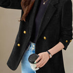 Casual Commuting Corduroy Blazer - liwisi