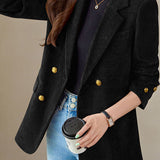 Casual Commuting Corduroy Blazer - liwisi