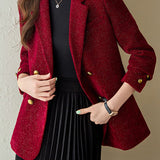 Casual Commuting Corduroy Blazer - liwisi