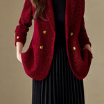 Casual Commuting Corduroy Blazer - liwisi