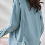 Elegant Plaid Color-Block Coat - liwisi