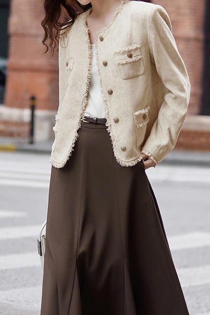 French Elegant Short Coat - liwisi