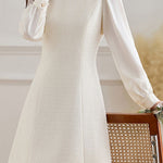 Elegant Temperament Patchwork Dress - liwisi