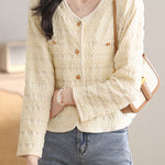 Elegant Textured Coat - liwisi