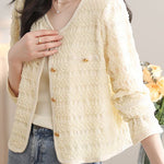 Elegant Textured Coat - liwisi