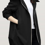 Casual Versatile Hooded Trench Coat - liwisi