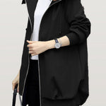 Casual Versatile Hooded Trench Coat - liwisi
