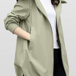 Casual Versatile Hooded Trench Coat - liwisi