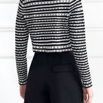 Exquisite Versatile Color Block Striped Cardigan - liwisi