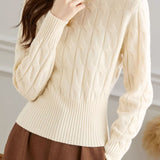 Casual High Neck Base Layer Sweater - liwisi