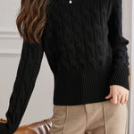 Casual High Neck Base Layer Sweater - liwisi