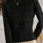 Casual High Neck Base Layer Sweater - liwisi