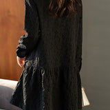 Elegant Jacquard Dress