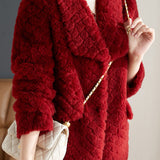 Exquisite Elegant Fur Coat