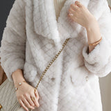 Exquisite Elegant Fur Coat