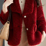 Exquisite Elegant Fur Coat