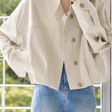 Minimalist Casual Loose Short Jacket