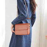Casual Collared Waist-Defined Denim Dress - liwisi