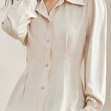 Exquisite Office Versatile High-Waisted Blouse