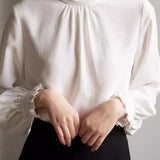 Exquisite Elegant Office Ruffled Blouse