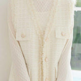Exquisite Elegant V-Neck Knitted Vest
