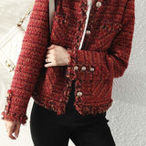 Classic Versatile Casual Tweed Jacket