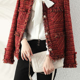 Classic Versatile Casual Tweed Jacket