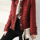 Classic Versatile Casual Tweed Jacket
