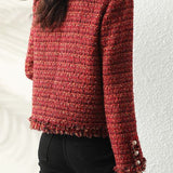 Classic Versatile Casual Tweed Jacket