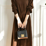 Casual Versatile Drawstring Waist Dress
