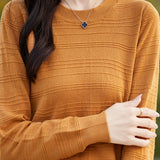 Classic Versatile Fashion Textured Knit Top