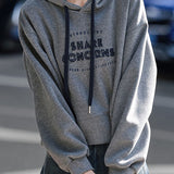 Casual Fashion Letter-Print Hoodie