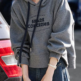 Casual Fashion Letter-Print Hoodie