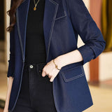 Classic Fashion Office Long-Sleeve Blazer
