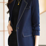 Classic Fashion Office Long-Sleeve Blazer