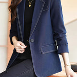 Classic Fashion Office Long-Sleeve Blazer