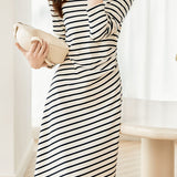 Casual Versatile Striped Dress
