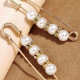 Exquisite Elegant Waist-Defined Pearl Brooch