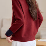 Casual Versatile Embroidered Knit Cardigan