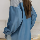 Casual Commuter Loose Denim Shirt