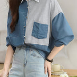 Casual Commuter Loose Denim Shirt