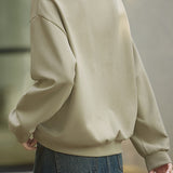Faux Two-Piece Color-Blocked Sweatshirt