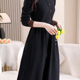 Elegant Waist-Defined Dress