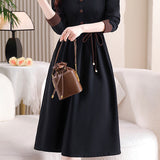 Elegant Waist-Defined Dress