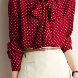 Fashion Casual Polka Dot Shirt